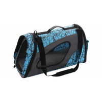 Produktbild von Flamingo Finchley Hundetragetasche Blau S aus Polyester mit Belüftungsnetz und Sicherheitsleine