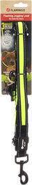 Flamingo Flitzy Joggingleine für Hunde Schwarz Gelb Nylon wasserabweisend verstellbar 105-175 cm – Bild 1 von 7