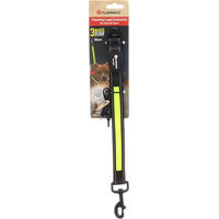 Produktbild von Flamingo Flitzy LED Leinenverlängerung aus Nylon für Hundeschleppleinen spritzwassergeschützt 39 cm