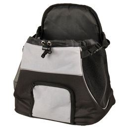 Flamingo Fronttasche Sybil Hundetasche für kleine Rassen bis 7 kg Grau Polyester – Bild 1 von 8