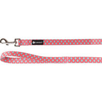 Produktbild von Flamingo Führleine aus Nylon in Rosa Grün Bunt 120 cm x 20 mm - 120 cm