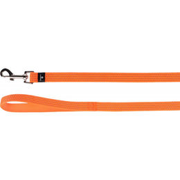 Produktbild von Flamingo Führleine Len für Hunde und Katzen aus Nylon Orange 100 cm x 25 mm - 100 cm