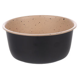 Flamingo Futter- und Trinknapf Dimi rund Schwarz aus Nylon 920 ml - 920 ml – Bild 1 von 3