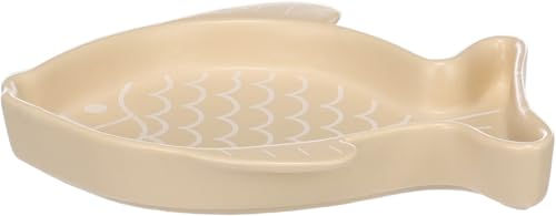 Flamingo Futter- und Trinknapf Fishie Keramik Beige 200ml - 200 ml – Bild 1 von 4