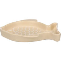 Produktbild von Flamingo Futter- und Trinknapf Fishie Keramik Beige 200ml - 200 ml