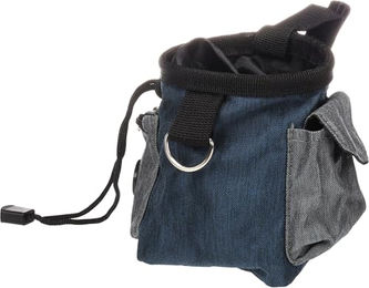 Flamingo Futterbeutel Vasco Blau aus Polyester für Hunde - 16 cm – Bild 1 von 4