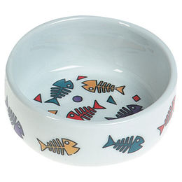 Produktbild von Flamingo Futternapf aus Porzellan Color Fish Durchmesser 13 cm