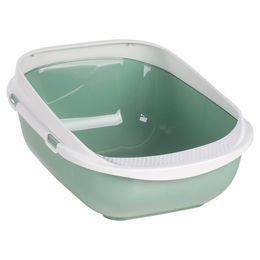 Flamingo Garfy Offene Katzentoilette XL aus Kunststoff Grün – Bild 1 von 1