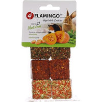 Produktbild von Flamingo Gemüse Kekse Kräcker für Nagetiere 100g