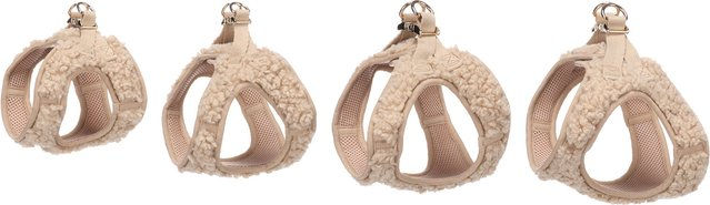 Flamingo Geschirr Step&Go Pookie Plüsch Beige Größe M – Bild 1 von 2