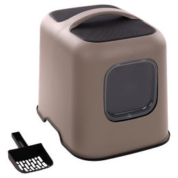 Flamingo Geschlossene Katzentoilette Trudy Beige – Bild 1 von 4