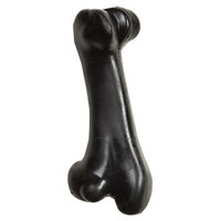 Produktbild von Flamingo Gladiator Gummiknochen Kauspielzeug Schwarz 22 cm - 22 cm