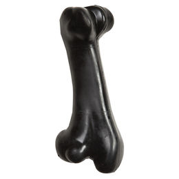 Produktbild von Flamingo Gladiator Kauspielzeug Gummiknochen Schwarz 18 cm - 18 cm