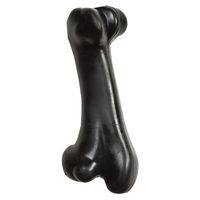 Produktbild von Flamingo Gladiator Kauspielzeug Gummiknochen Schwarz 18 cm - 18 cm