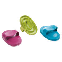 Produktbild von Flamingo Gummibürste oval für Hunde in verschiedenen Farben