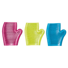 Produktbild von Flamingo Gummimassagehandschuh Bürste in Bunt