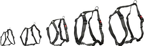 Flamingo H-Geschirr ZIGGI Dunkelgrau XL 70-110cm – Bild 1 von 1