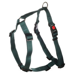 Flamingo H-Geschirr Ziggi für Hunde aus Nylon dunkelgrün Größe L 60-85cm 25mm – Bild 1 von 3
