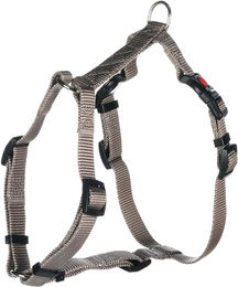 Flamingo H-Geschirr ZIGGI für kleine Hunde in Grau Größe S 35-50cm aus Nylon – Bild 1 von 2