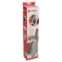 Produktbild von Flamingo Haarentferner Fura doppelseitige Bürste für Hunde und Katzen in Weiß/Grau - 1 Stk.