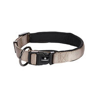 Produktbild von Flamingo Halsband Abbi aus Nylon in Beige/Bronzer Größe XS wasserabweisend für Hunde