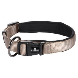 Flamingo Halsband Abbi in Taupe Beige aus Nylon Größe S 40-45cm – Bild 1 von 2