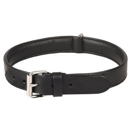 Produktbild von Flamingo Halsband Arizona aus Leder schwarz 52-61 cm 32 mm