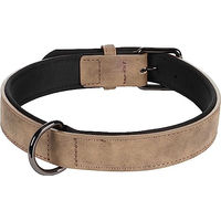 Produktbild von Flamingo Halsband aus Kunstleder in Braun Größe XL 47/57cm
