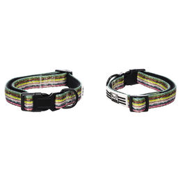 Flamingo Halsband aus Nylon in Emerald Grün Größe S – Bild 1 von 1