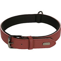 Produktbild von Flamingo Halsband Binti Rot Leder XXL 52/62 cm 30 mm