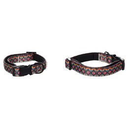 Flamingo Halsband Canggu Blau Bunt aus Nylon Größe M – Bild 1 von 1