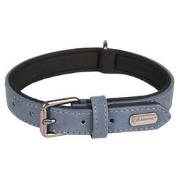 Flamingo Halsband Delu Blau aus Kunstleder 42-52 cm – Bild 1 von 3