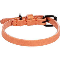 Produktbild von Flamingo Halsband Leano XS Braun mit Metallbeschlag 21-26 cm