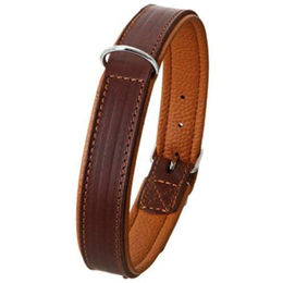 Produktbild von Flamingo Halsband Memphis Braun XXL 55-65cm - 55 cm