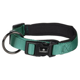 Produktbild von Flamingo Halsband Mini aus Nylon in Dunkelgrün Größe XS