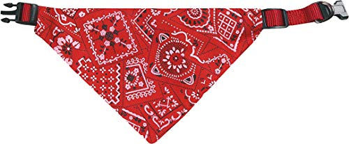Flamingo Halsband mit Bandana aus Stoff in Rot Größe L – Bild 1 von 2