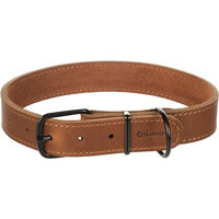 Produktbild von Flamingo Halsband Montana aus Leder in Cognac Braun XL 47,5-58cm