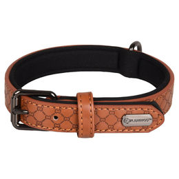 Flamingo Halsband Patti aus Kunstleder braun 31-39 cm 20 mm – Bild 1 von 1