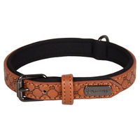 Produktbild von Flamingo Halsband Patti braun aus Kunstleder 29-35 cm 15 mm