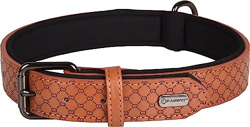 Flamingo Halsband Patti Braun XL 47-57cm 30mm – Bild 1 von 2