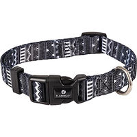 Produktbild von Flamingo Halsband Sadie Schwarz Weiß Größe S 30-45 cm 15 mm