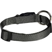 Produktbild von Flamingo Halsband ZIGGI Dunkelgrau Größe S 30-45cm 15mm