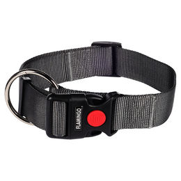 Flamingo Halsband Ziggi Dunkelgrau Größe XL 55-75cm – Bild 1 von 3