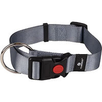 Produktbild von Flamingo Halsband ZIGGI Grau Nylon XL 55-75cm - 1 Stk.