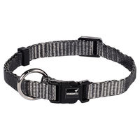 Produktbild von Flamingo Halsband Ziggi Mini Dunkelgrau Größe XS 10mm