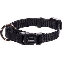 Produktbild von Flamingo Halsband Ziggi Schwarz aus Nylon Größe XS für kleine Hunde - 1 Stk.