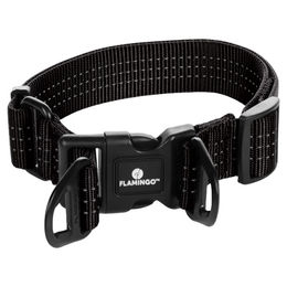 Flamingo Halsband Zorba aus Nylon in Schwarz Größe L Breite 32 mm – Bild 1 von 1