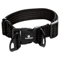 Produktbild von Flamingo Halsband Zorba aus Nylon in Schwarz Größe L Breite 32 mm