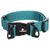 Produktbild von Flamingo Halsband Zorba türkis Größe S Breite 25 mm