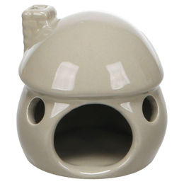 Flamingo Hamsterhäuschen Djin aus Keramik in Taupe/Beige – Bild 1 von 1